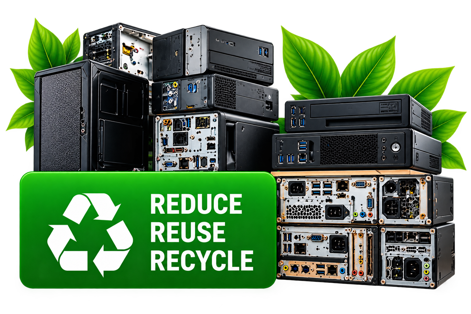 Electronics ready for recycling